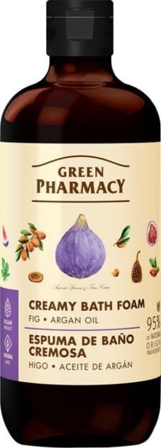 GREEN PHARMACY Kremowa pianka do kąpieli Figa + Olejek arganowy 500 ml