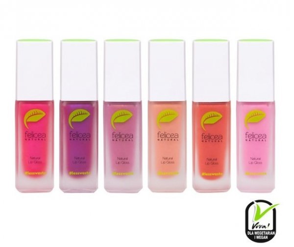 Naturalny Błyszczyk do Ust, 35 DOJRZAŁA BRZOSKWINIA, Felicea