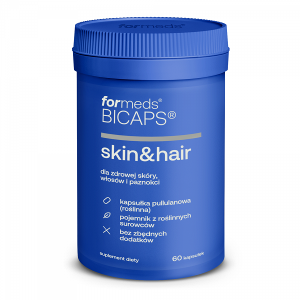 BICAPS Skin &amp; Hair, Кожа и Волосы Диетическая Добавка, Formeds, 60 капсул