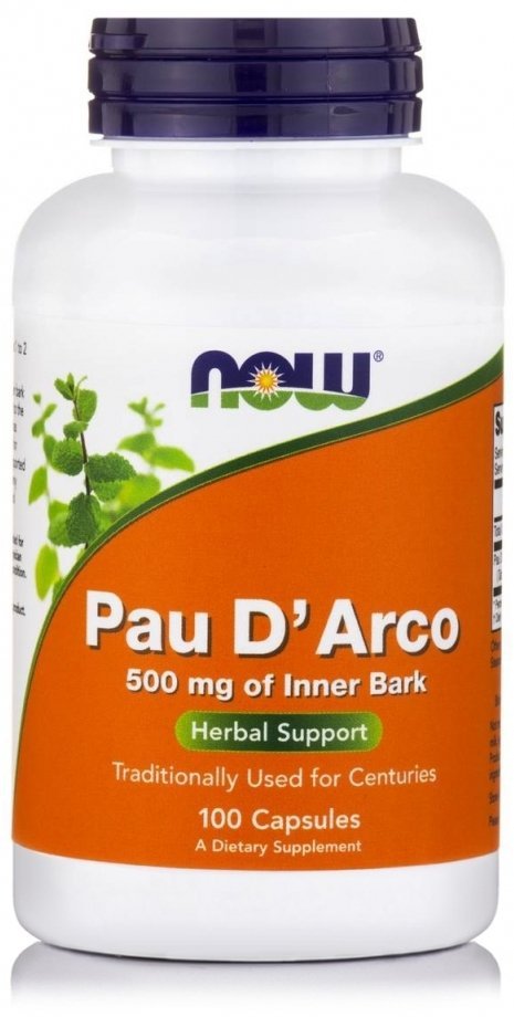 Пау Д'арко 500 мг Now Foods, 100 капсул