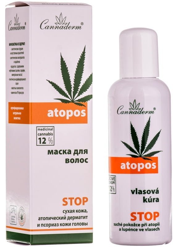 Конопляный Кондиционер для волос, Cannaderm Atopos, 100мл