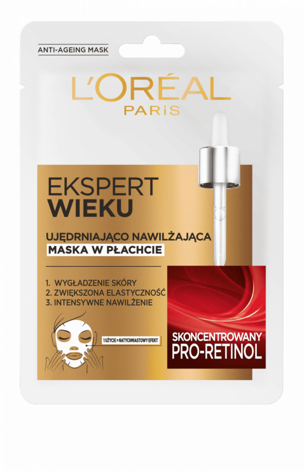 Ujędrniająca maska w płachcie L’OREAL PARIS AGE SPECIALIST 50+