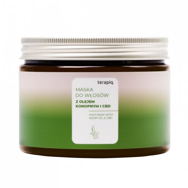 terapiq.CBD Maska do włosów z olejem konopnym i CBD 500ml