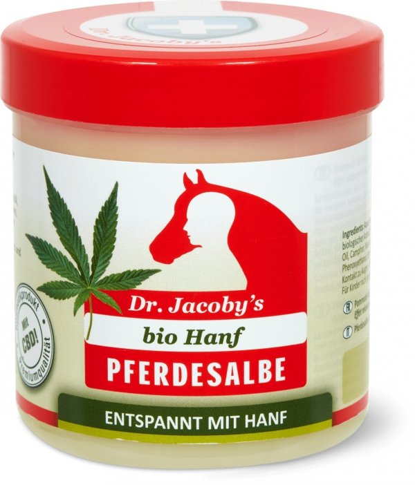 Maść końska z Ekstraktem z Konopi, Dr. Jacoby's Pferdesalbe, 200ml