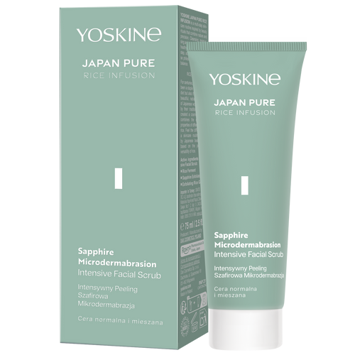 YOSKINE Japan Pure Rice Infusion Intensywny mikropeeling szafirowy 75 ml