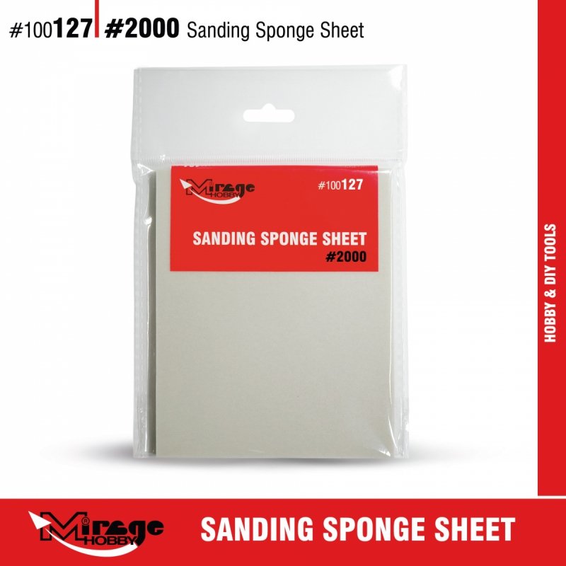 MIRAGE 100127 SANDING SPONGE SHEET #2000 (gąbka ścierna) 
