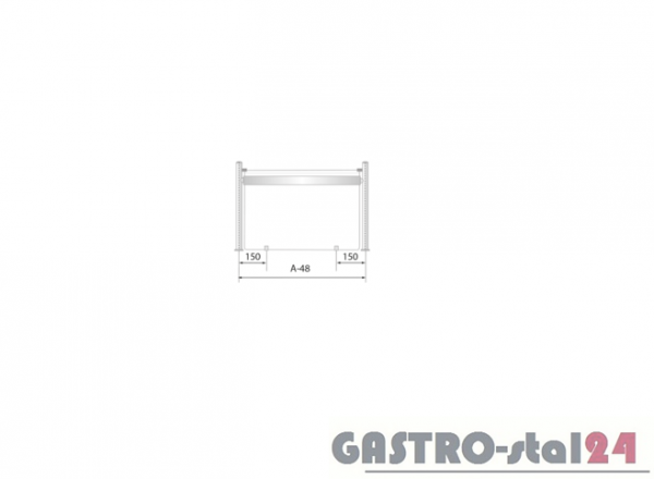 Nadstawka z grzaniem i oświetleniem DM 94582 G 865x480x480
