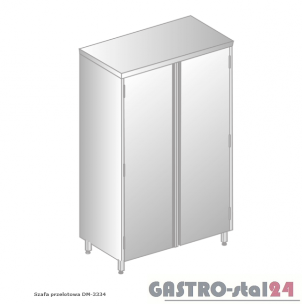 Szafa przelotowa drzwi skrzydłowe DM 3334.01 szerokość: 500 mm, wysokość: 1800 mm  (800x500x1800)