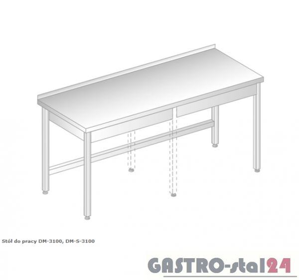 Stół do pracy DM 3100 szerokość: 600 mm (600x600x850)
