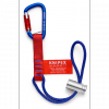 Paski mocujące z karabińczykiem Knipex 00 50 13 T BK