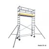 Rusztowanie  TOP SYSTEM  5,4m wieża jezdna o wymiarach 75 x 245 cm   Faraone  B1-44