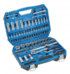 Zestaw narzędzi kluczy nasadowych 1/4 1/2 Hogert HT1R440 144szt.
