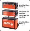 Wózek narzędziowy 3-częściowy YATO YT-09101
