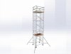 Rusztowanie  TOP SYSTEM 9,40m wieża jezdna o wymiarach  135 x 180 cm   Faraone  D1-84