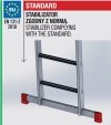Drabina wielofunkcyjna 3 – elementowa ze stabilizatorem 3X10 Faraone AK300.3