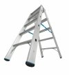 Drabina dwustronna ze stopniami R13 KRAUSE 2x5 stopnie 136152