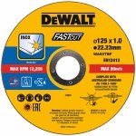 Tarcza DeWALT DT43972 125x1 x22,23mm do cięcia stali nierdzewnej Inox 
