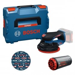 szlifierka mimośrodowa akumulatorowa Bosch EXPERT EXEX18V-150-5 L-Boxx