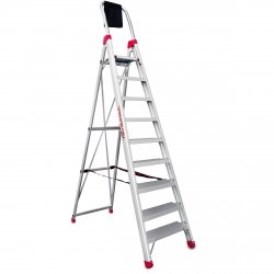 Drabina jednostronna z głębokimi  13 cm stopniami  DOMUS  Faraone SDOMUS09