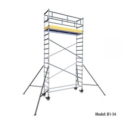Rusztowanie  TOP SYSTEM  6,4m wieża jezdna o wymiarach 75 x 245 cm   Faraone  B1-54