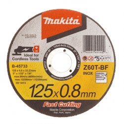 Tarcza tnąca Makita 125 x 0.8 x 22.23 mm B-45733
