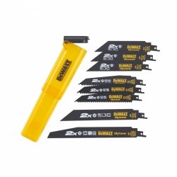 Zestaw 8 brzeszczotów do drewna i metalu DeWALT DT2443L