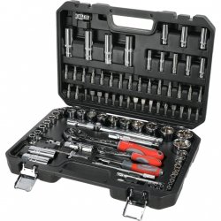 Zestaw kluczy nasadowych 94szt 1/2 1/4 Proline 58194