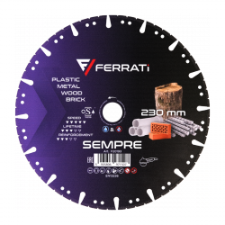 Tarcza diamentowa tnąca 230mm SEMPRE  FERRATI F20193