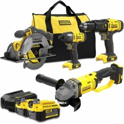 Zestaw 4 narzędzi Stanley FATMAX SFMCK469M2 18V v20 2x4Ah
