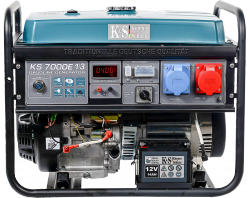 Agregat prądotwórczy benzynowy K&amp;S KS7000E 1/3 230V/400V 1/3-fazowy 5.5 kW 