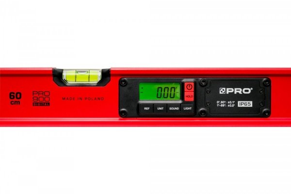 Poziomnica elektroniczna PRO PRO900 IP65 60cm z pokrowcem