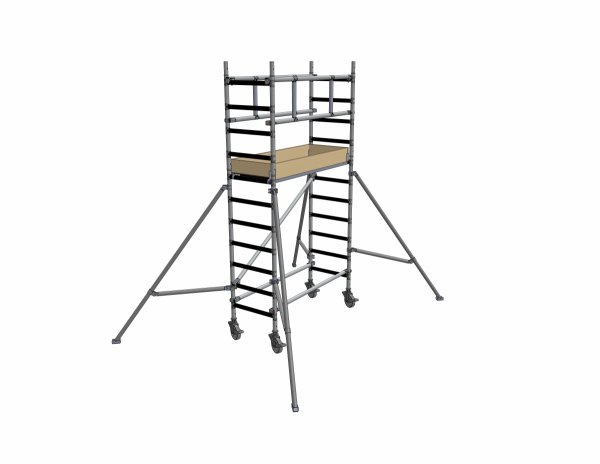 Rusztowanie  TOP SYSTEM SAFETY 4,18m wieża jezdna o wymiarach 75 x 180 cm   Faraone  MSA-35