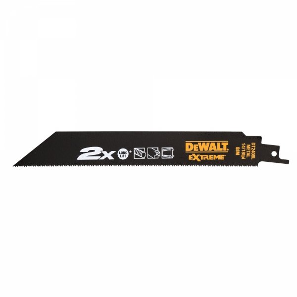 Zestaw 8 brzeszczotów do drewna i metalu DeWALT DT2443L
