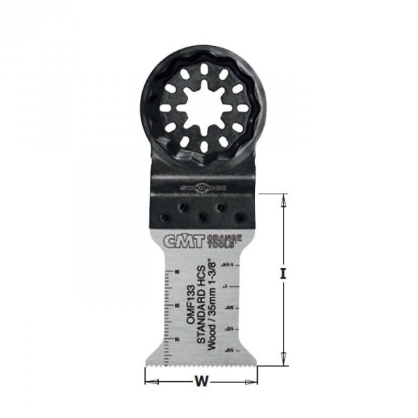 Brzeszczot oscylacyjny 35 mm CMT STARLOCK OMF133-X50 - zestaw 50 szt