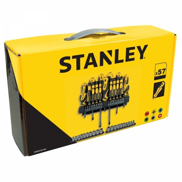 Zestaw wkrętaków Stanley 57szt. STHT0-62143