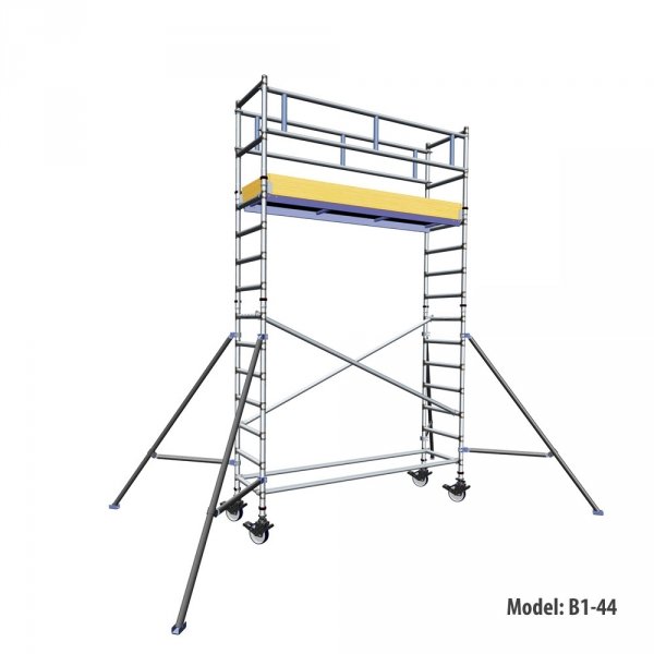 Rusztowanie  TOP SYSTEM  5,4m wieża jezdna o wymiarach 75 x 245 cm   Faraone  B1-44