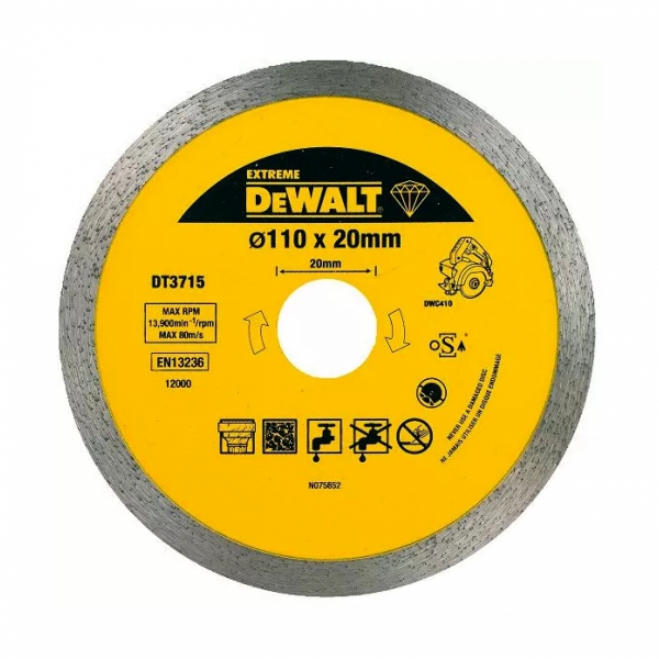 Tarcza diamentowa DEWALT DT3715 EXTREME 110mm do DWC410