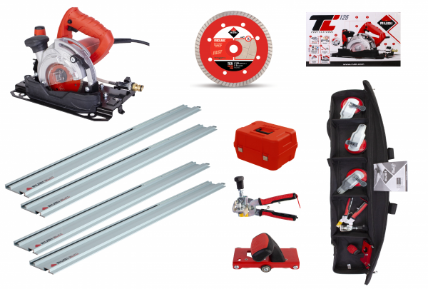 Zestaw Przecinarka ręczna Rubi SLIM CUTTER PLUS  18959 + Pilarka tarczowa Rubi TC-125 - 50953