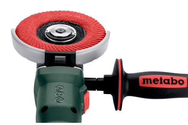 Szlifierka kątowa z płaską głowicą Metabo WVBF 18 LTX BL 15-125 Quick 601308840