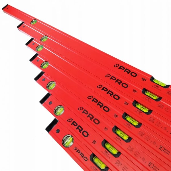 Zestaw poziomnic PRO PRO600 40-200cm 7szt.
