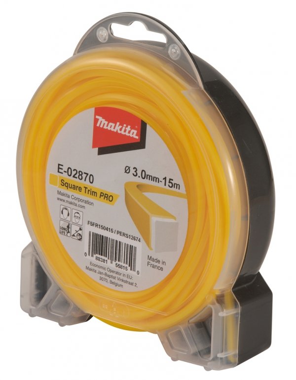 Żyłka tnąca nylonowa kwadrat Makita, 3,0 mm x 44m PRO E-02886
