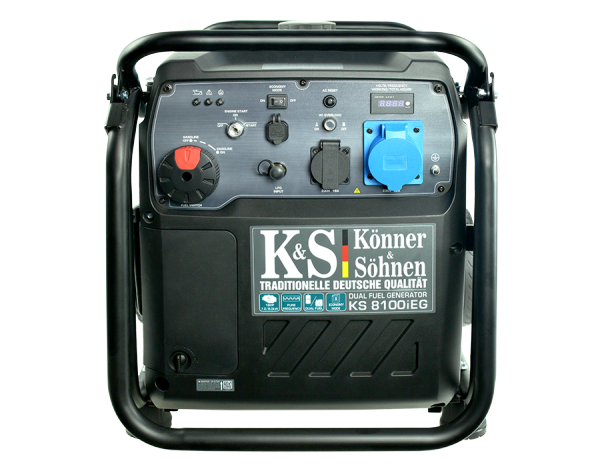 Inwertorowy generator prądotwórczy benzyna/gaz K&amp;S KS8100iEG