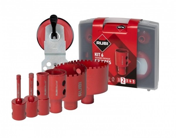 Zestaw 6 koronek DRYGRES PREMIUM RUBI   51929
