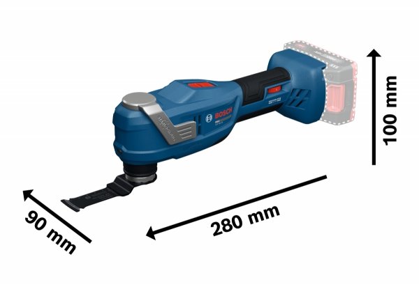 Akumulatorowe narzędzie wielofunkcyjne multi-tool Bosch GOP18V-30 L