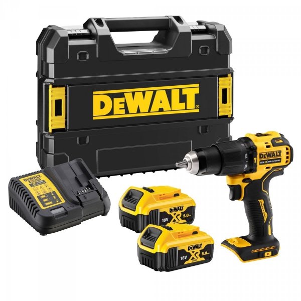 Wkrętarka z udarem DeWalt DCD709P2T 18V 2x5Ah