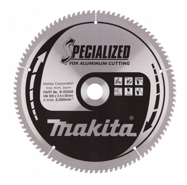 Tarcza do aluminium Specialized Makita 305x30mm 100Z B-33358