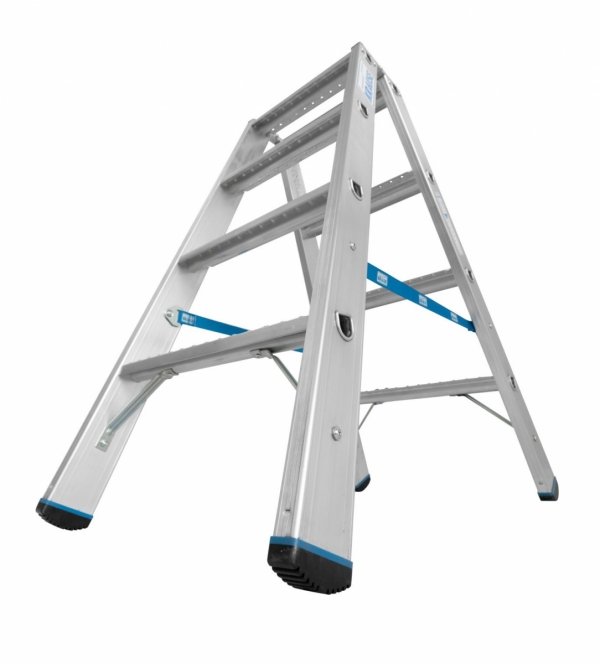 Drabina dwustronna ze stopniami R13 KRAUSE 2x4 stopnie 136145
