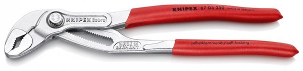 Szczypce nastawne do rur nowej generacji Knipex Cobra 87 03 250