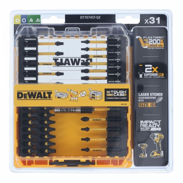 Bity DeWALT DT70745T zestaw 31el. PZ PH TORX FlexTORQ 