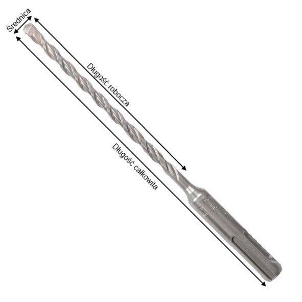 Wiertło do betonu V-PLUS SDS-Plus Makita B-48206 24x450mm